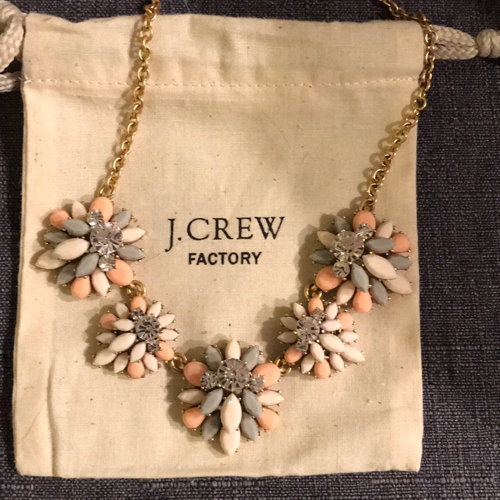 MAKE AN OFFER** jcrew floral necklace